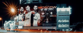 „We are back” - kampania billboardowa Legii na ulicach Moskwy 